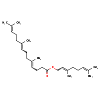 3,7-dimethylocta-2,6-dien-1-yl 5,9,13-trimethyltetradeca-4,8,12-trienoate