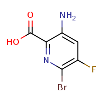 3-amino-6-bromo-5-fluoropyridine-2-carboxylic acid