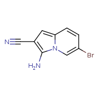 3-amino-6-bromoindolizine-2-carbonitrile