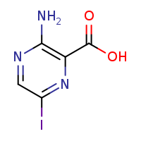 3-amino-6-iodopyrazine-2-carboxylic acid