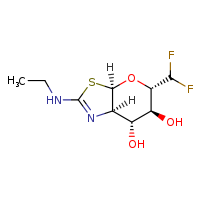 (3aR,5S,6S,7R,7aR)-5-(difluoromethyl)-2-(ethylamino)-3aH,5H,6H,7H,7aH-pyrano[3,2-d][1,3]thiazole-6,7-diol