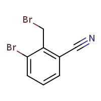 3-bromo-2-(bromomethyl)benzonitrile