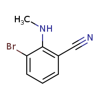 3-bromo-2-(methylamino)benzonitrile
