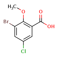 3-bromo-5-chloro-2-methoxybenzoic acid