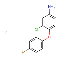 3-chloro-4-(4-fluorophenoxy)aniline hydrochloride
