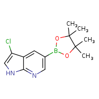 3-chloro-5-(4,4,5,5-tetramethyl-1,3,2-dioxaborolan-2-yl)-1H-pyrrolo[2,3-b]pyridine