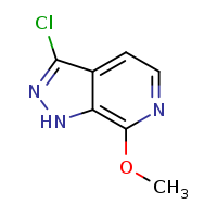 3-chloro-7-methoxy-1H-pyrazolo[3,4-c]pyridine