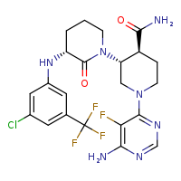 (3R,3'R,4'S)-1'-(6-amino-5-fluoropyrimidin-4-yl)-3-{[3-chloro-5-(trifluoromethyl)phenyl]amino}-2-oxo-[1,3'-bipiperidine]-4'-carboxamide