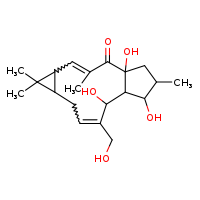 (3Z,9Z)-1,11,13-trihydroxy-10-(hydroxymethyl)-3,6,6,14-tetramethyltricyclo[10.3.0.0?,?]pentadeca-3,9-dien-2-one