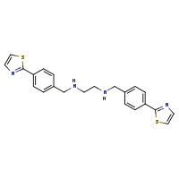 {[4-(1,3-thiazol-2-yl)phenyl]methyl}[2-({[4-(1,3-thiazol-2-yl)phenyl]methyl}amino)ethyl]amine