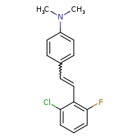 4-[(1E)-2-(2-chloro-6-fluorophenyl)ethenyl]-N,N-dimethylaniline