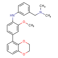 4-(2,3-dihydro-1,4-benzodioxin-5-yl)-N-{3-[(dimethylamino)methyl]phenyl}-2-methoxyaniline