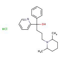 4-(2,6-dimethylpiperidin-1-yl)-1-phenyl-1-(pyridin-2-yl)butan-1-ol hydrochloride