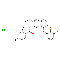 4-[(3-chloro-2-fluorophenyl)amino]-7-methoxyquinazolin-6-yl (2R)-2,4-dimethylpiperazine-1-carboxylate hydrochloride