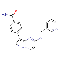 4-{5-[(pyridin-3-ylmethyl)amino]pyrazolo[1,5-a]pyrimidin-3-yl}benzamide