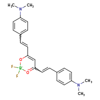 4,6-bis[(1E)-2-[4-(dimethylamino)phenyl]ethenyl]-2,2-difluoro-2H-1??,3,2-dioxaborinin-1-ylium-2-uide