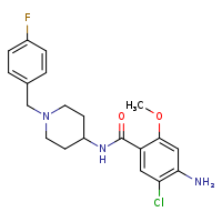 4-amino-5-chloro-N-{1-[(4-fluorophenyl)methyl]piperidin-4-yl}-2-methoxybenzamide