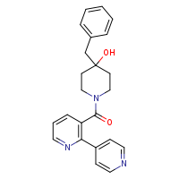 4-benzyl-1-{[2,4'-bipyridine]-3-carbonyl}piperidin-4-ol