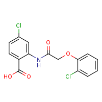 4-chloro-2-[2-(2-chlorophenoxy)acetamido]benzoic acid
