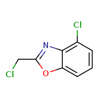 4-chloro-2-(chloromethyl)-1,3-benzoxazole