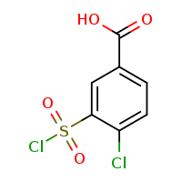 4-chloro-3-(chlorosulfonyl)benzoic acid