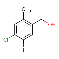 (4-chloro-5-iodo-2-methylphenyl)methanol