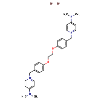 4-(dimethylamino)-1-({4-[2-(4-{[4-(dimethylamino)pyridin-1-ium-1-yl]methyl}phenoxy)ethoxy]phenyl}methyl)pyridin-1-ium dibromide