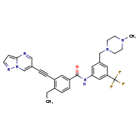 4-ethyl-N-{3-[(4-methylpiperazin-1-yl)methyl]-5-(trifluoromethyl)phenyl}-3-(2-{pyrazolo[1,5-a]pyrimidin-6-yl}ethynyl)benzamide