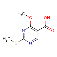 4-methoxy-2-(methylsulfanyl)pyrimidine-5-carboxylic acid
