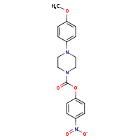 4-nitrophenyl 4-(4-methoxyphenyl)piperazine-1-carboxylate