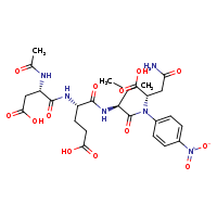 (4S)-4-{[(1S)-1-{[(1S)-2-carbamoyl-1-carboxyethyl](4-nitrophenyl)carbamoyl}-2-methylpropyl]carbamoyl}-4-[(2S)-3-carboxy-2-acetamidopropanamido]butanoic acid
