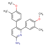 5,6-bis(4-methoxy-3-methylphenyl)pyridin-2-amine