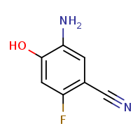 5-amino-2-fluoro-4-hydroxybenzonitrile