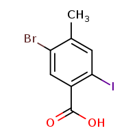 5-bromo-2-iodo-4-methylbenzoic acid
