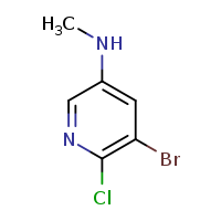 5-bromo-6-chloro-N-methylpyridin-3-amine