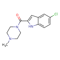 5-chloro-2-(4-methylpiperazine-1-carbonyl)-1H-indole