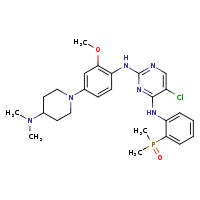 5-chloro-N2-{4-[4-(dimethylamino)piperidin-1-yl]-2-methoxyphenyl}-N4-[2-(dimethylphosphoryl)phenyl]pyrimidine-2,4-diamine