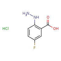 5-fluoro-2-hydrazinylbenzoic acid hydrochloride