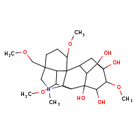 6,16,18-trimethoxy-13-(methoxymethyl)-11-methyl-11-azahexacyclo[7.7.2.1²,?.0¹,¹?.0³,?.0¹³,¹?]nonadecane-4,5,7,8-tetrol