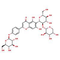 6-[(2S,3R,4S,5S,6R)-4,5-dihydroxy-6-(hydroxymethyl)-3-{[(2S,3R,4S,5S)-3,4,5-trihydroxyoxan-2-yl]oxy}oxan-2-yl]-5,7-dihydroxy-2-(4-{[(2S,3R,4S,5S,6R)-3,4,5-trihydroxy-6-(hydroxymethyl)oxan-2-yl]oxy}phenyl)chromen-4-one