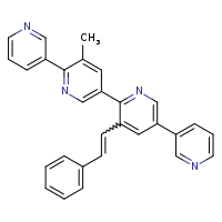 6-{3-methyl-[2,3'-bipyridin]-5-yl}-5-[(1E)-2-phenylethenyl]-3,3'-bipyridine