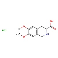 6,7-dimethoxy-1,2,3,4-tetrahydroisoquinoline-3-carboxylic acid hydrochloride