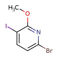 6-bromo-3-iodo-2-methoxypyridine