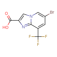 6-bromo-8-(trifluoromethyl)imidazo[1,2-a]pyridine-2-carboxylic acid