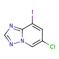 6-chloro-8-iodo-[1,2,4]triazolo[1,5-a]pyridine