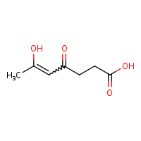 6-hydroxy-4-oxohept-5-enoic acid