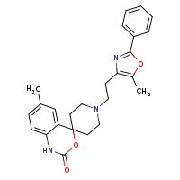6-methyl-1'-[2-(5-methyl-2-phenyl-1,3-oxazol-4-yl)ethyl]-1H-spiro[3,1-benzoxazine-4,4'-piperidin]-2-one