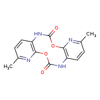 7,16-dimethyl-4,13-dioxa-2,6,11,15-tetraazatricyclo[12.4.0.0?,¹?]octadeca-1(14),5(10),6,8,15,17-hexaene-3,12-dione