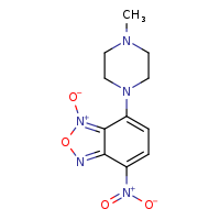 7-(4-methylpiperazin-1-yl)-4-nitro-2,1,3-benzoxadiazol-1-ium-1-olate