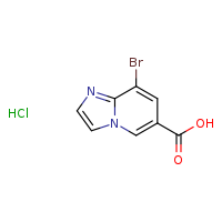 8-bromoimidazo[1,2-a]pyridine-6-carboxylic acid hydrochloride